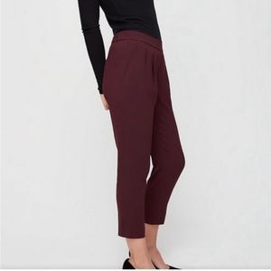 Aritzia Maroon purple pants size S great condition!